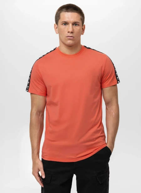 Koszulka męska T-Shirt Pit Bull Pitbull Tape Nugget pomarańczowa