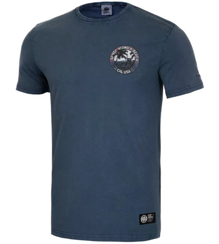 Koszulka męska T-Shirt Pit Bull Pitbull Oceanside granatowy