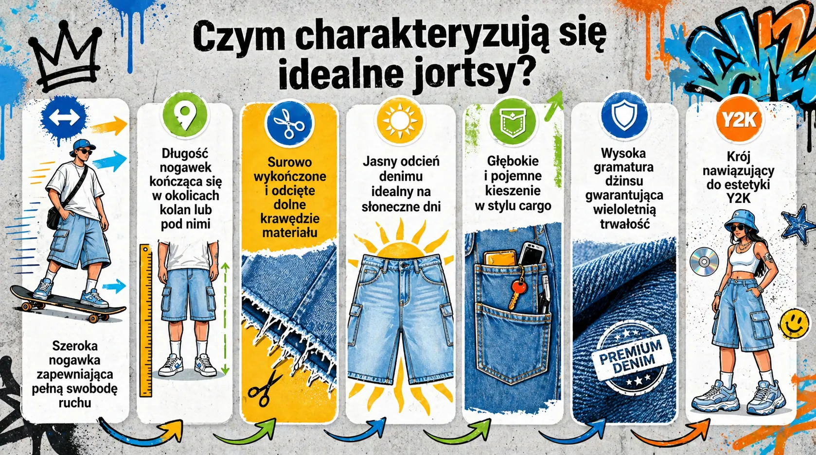 Czym charakteryzują się idealne jortsy?