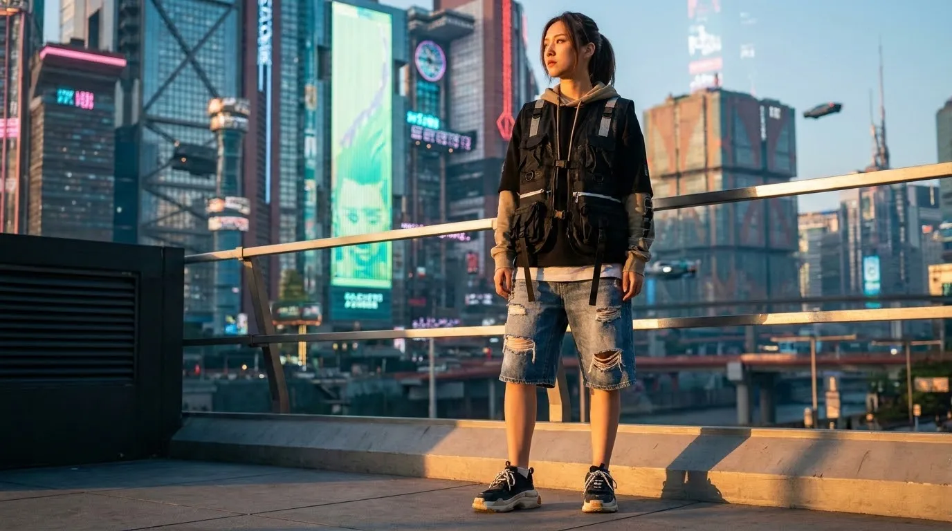 Jak nosić jortsy, czyli jeansowe spodenki baggy? Streetwearowe inspiracje na lato 2026!