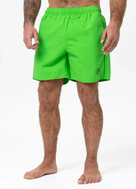 Spodenki szorty kąpielowe męskie Pitbull Crownhill fluo zielone