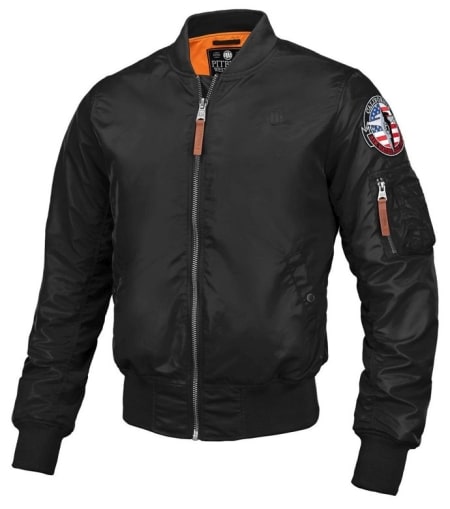 Kurtka wiosenna Pit Bull MA-1 Flight bomberka jacket black