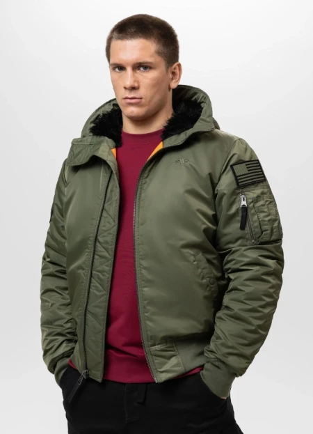 Kurtka zimowa męska Pit Bull Bomber Encino 25 zielona