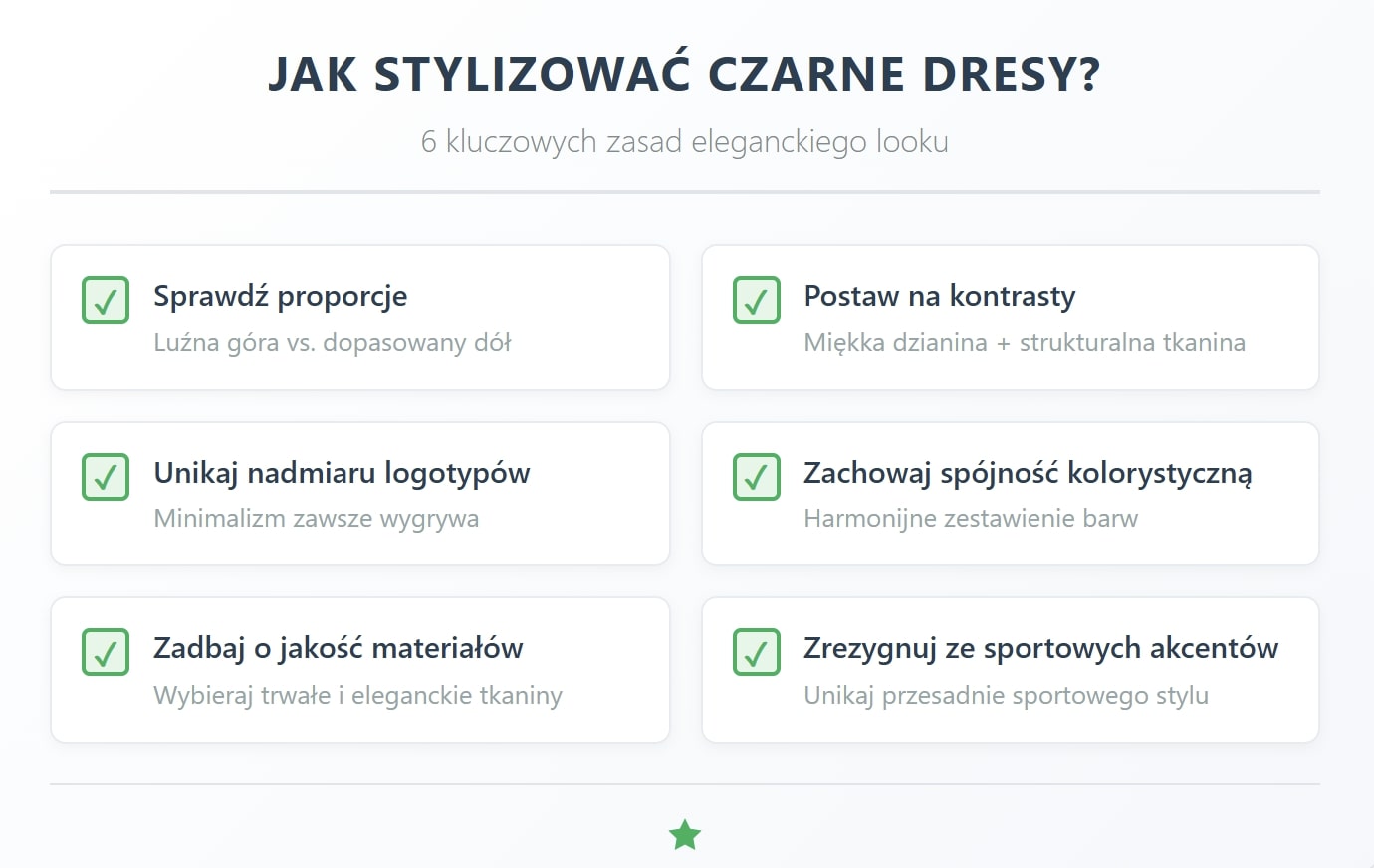 Jak stylizować czarne dresy? 6 kluczowych zasad eleganckiego looku