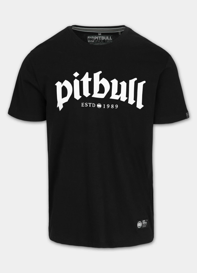 Koszulka męska T-Shirt Pitbull West Coast O'side czarny