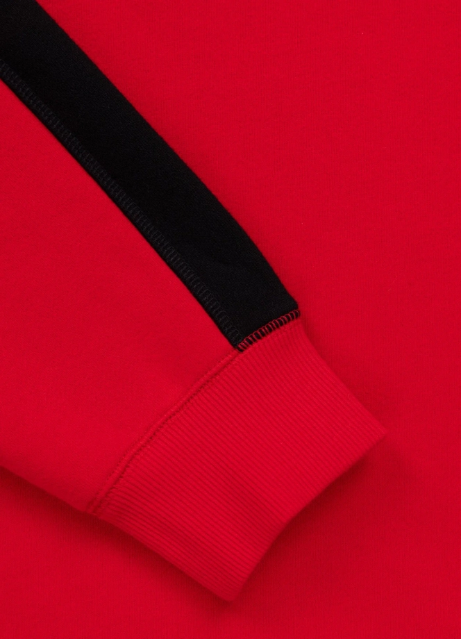 Bluza męska z kapturem Pit Bull San Diego CA czerwona