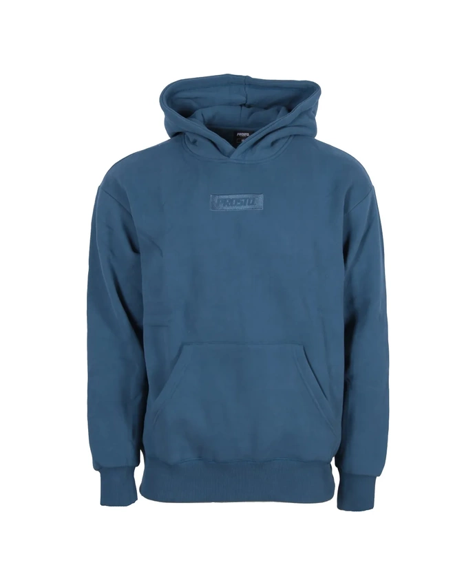 Bluza męska z kapturem Prosto Klasyk Boxley hoodie niebieska