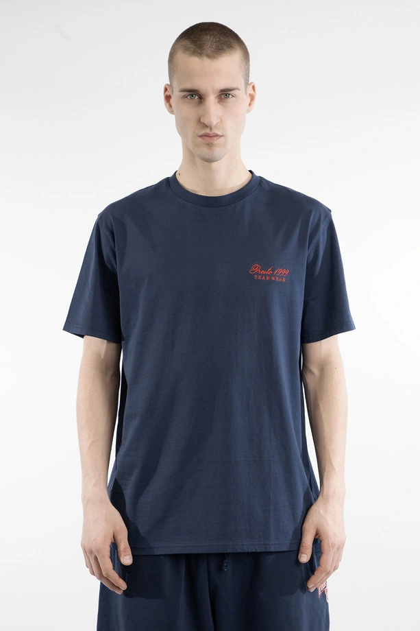 Koszulka męska t-shirt Prosto Team granatowa