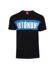 Koszulka męska t-shirt Street Autonomy Ton czarna/niebieska