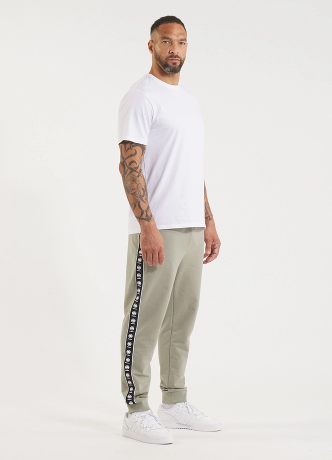 Spodnie męskie dresowe Pitbull Pit Bull Tape Nugget dusty salvia