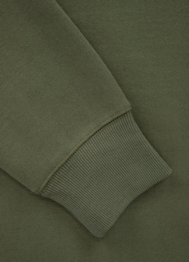 Bluza męska Pitbull Pit Bull Small Logo 24 crewneck oliwkowa zielona