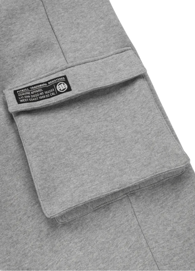 Spodnie dresowe męskie Pit Bull Cypress Cargo szare
