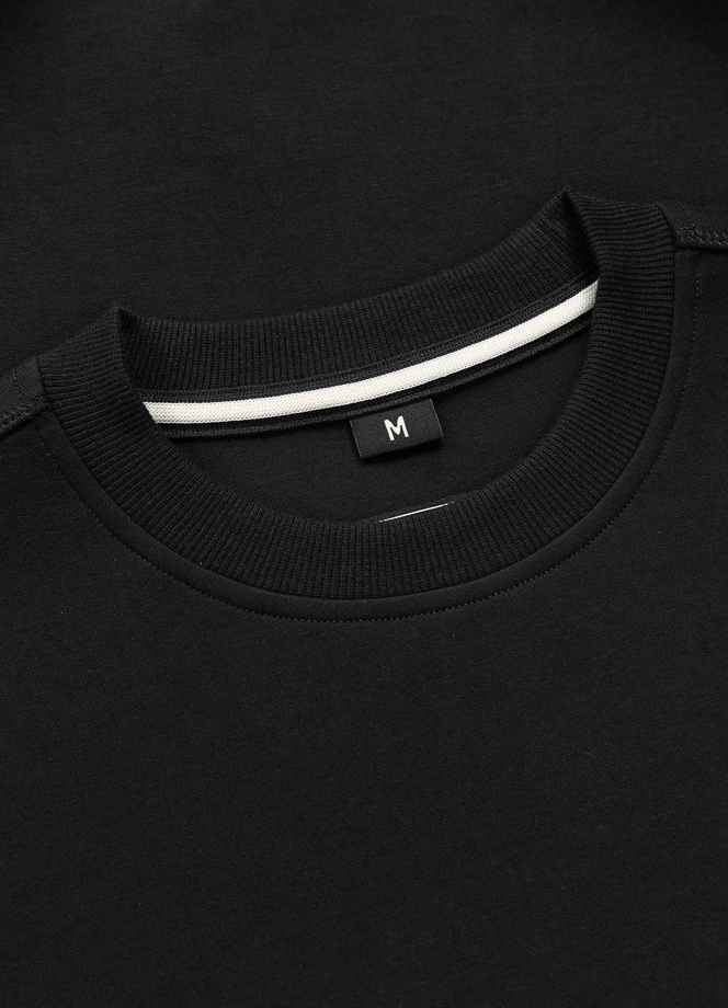 Bluza męska bez kaptura Pit Bull Charger Small Logo czarna