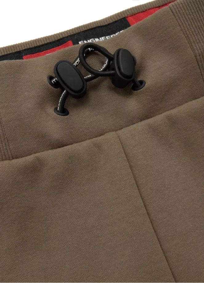 Spodenki szorty dresowe męskie Pit Bull Saturn Pitbull brązowe