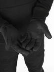 Rękawiczki zimowe Środowisko Miejskie Softshell Laur Touch Screen czarne