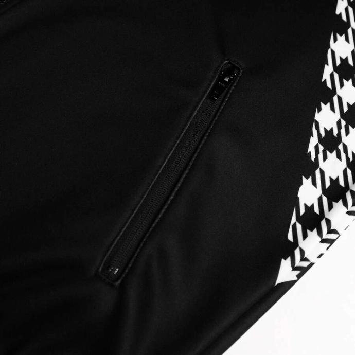 Bluza męska z kapturem Patriotic Epis Motorsport Ogień na tłoki ZIP czarna