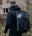 Torba sportowa z funkcją plecaka Legion Octagon Fighting Division czarna