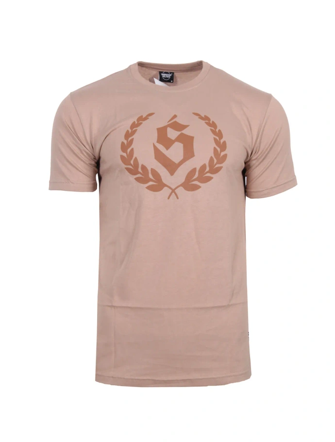 Koszulka męska t-shirt Środowisko Miejskie Big Laur beżowa