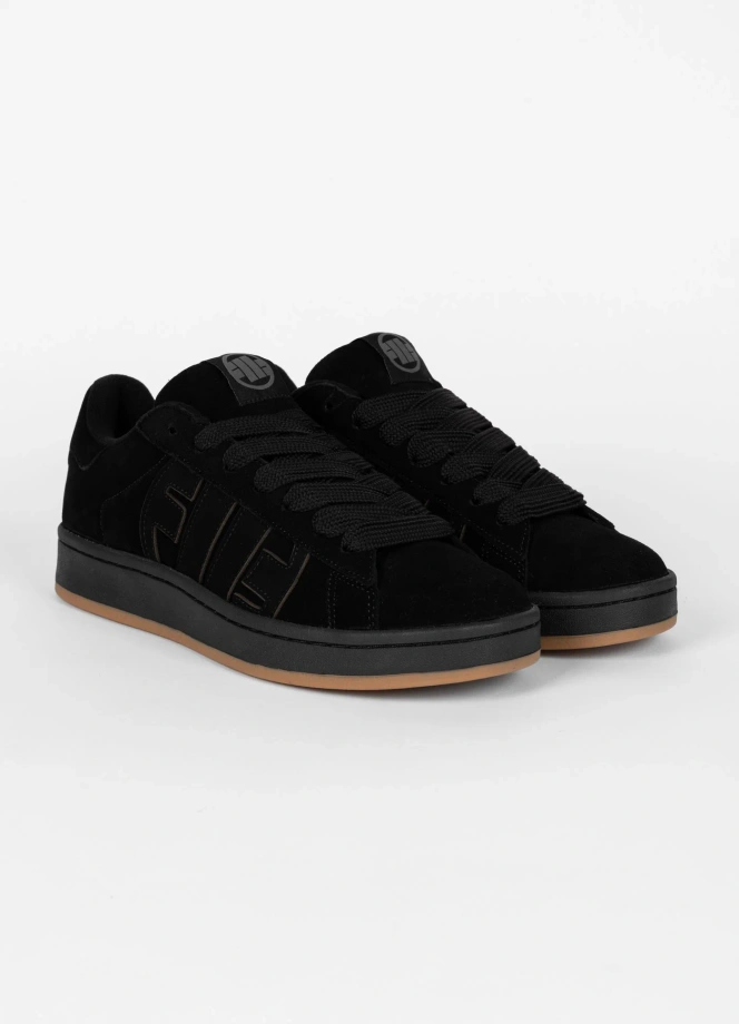 Buty sportowe sneakersy Pit Bull Walker czarno/czarne