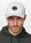 Czapka z daszkiem Full Cap Pit Bull Tech Logo biała