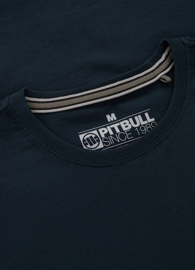 Koszulka męska T-Shirt Pitbull Small Logo granatowa