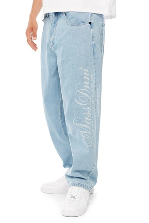 Spodnie męskie Jeans Extra Baggy Mass Denim Authentic jasno niebieskie