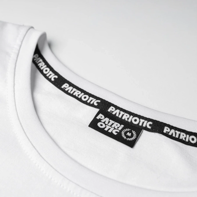 Koszulka męska T-shirt oversize Patriotic College Keep It biała