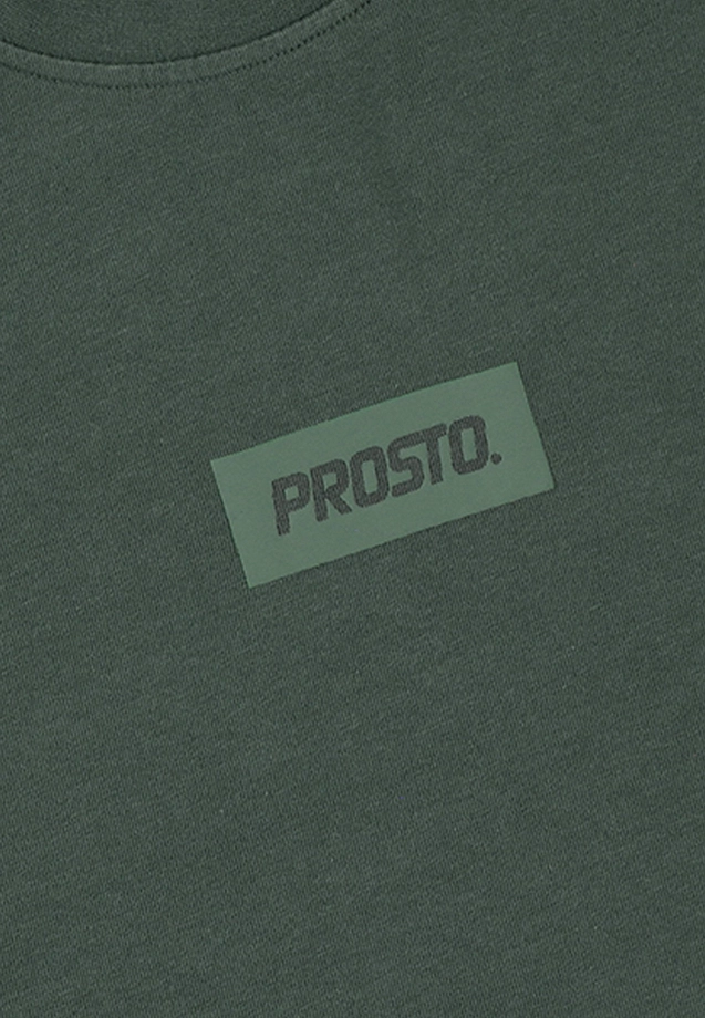 Koszulka męska t-shirt oversize Prosto Box 2.0 zielona