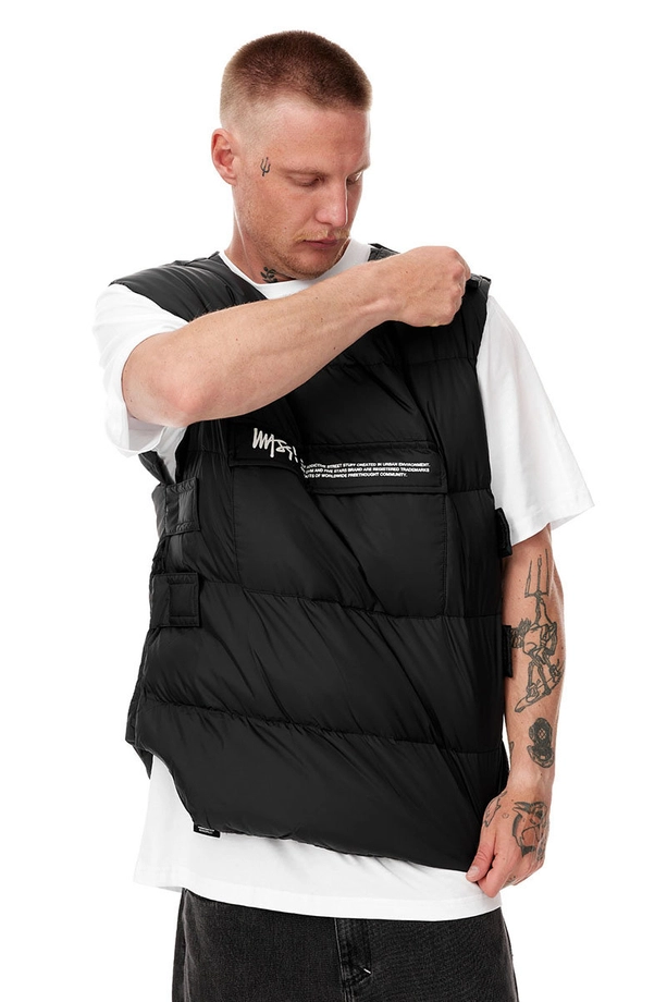 Kamizelka bezrękawnik zimowa Mass Denim Hardy czarna