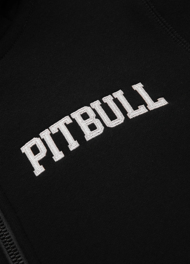 Bluza damska z kapturem Pitbull Pit Bull Tyrian ZIP hooded czarna
