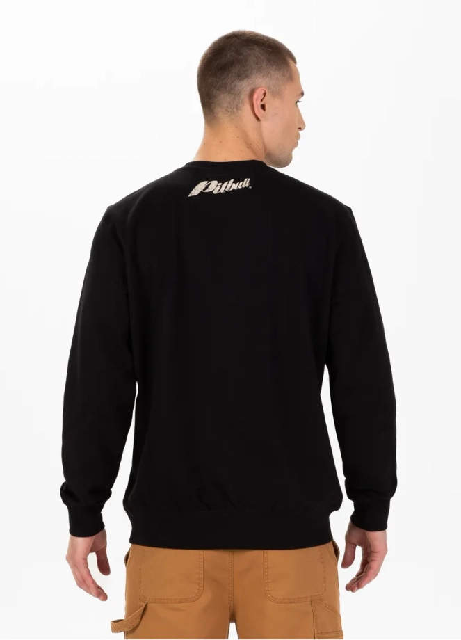 Bluza męska bez kaptura Pitbull Black Brand czarna