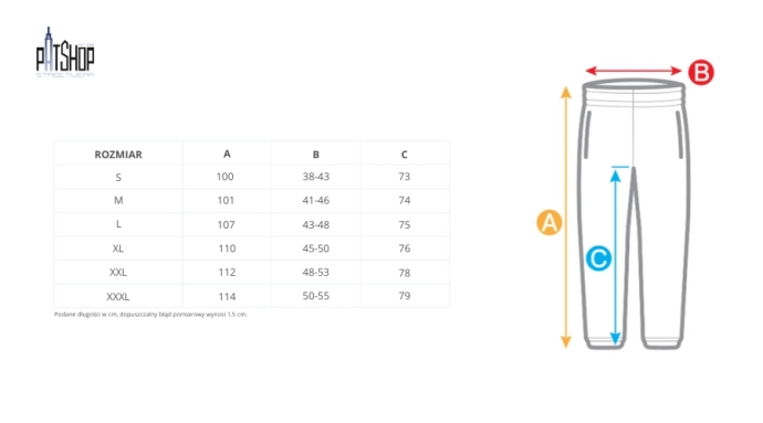 Spodnie męskie dresowe Pitbull Pit Bull Tape Nugget czarne