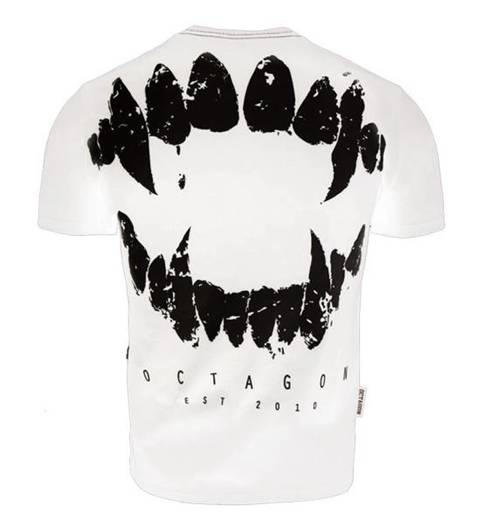 Koszulka męska T-shirt męski Octagon Zęby biała