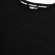 Koszulka męska Oversize T-shirt Patriotic P-3D czarna