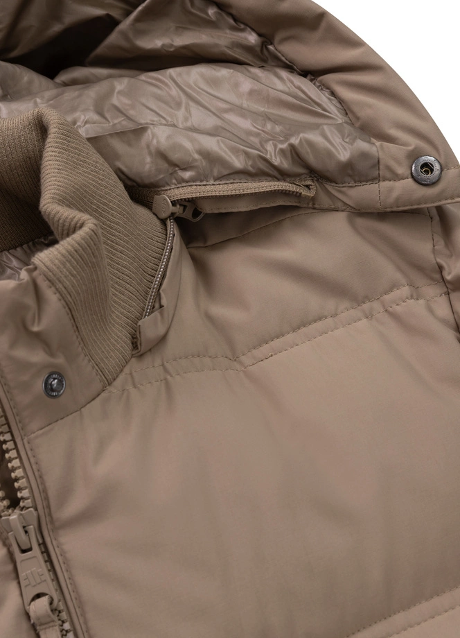 Kurtka zimowa męska Pit Bull Duncan Hooded Jacket beżowa