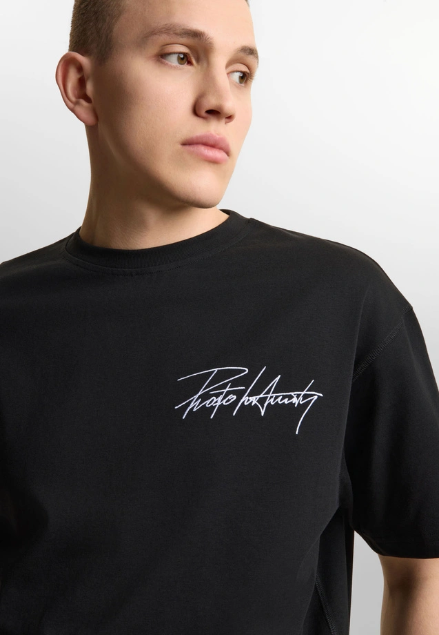 Koszulka męska t-shirt oversize Prosto Club czarna