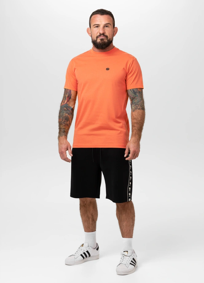 Koszulka męska T-Shirt Pit Bull Pitbull Scott pomarańczowa