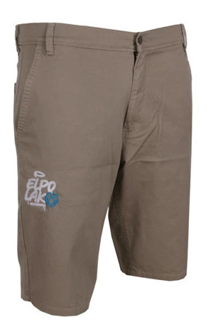 Spodenki jeansowe El Polako Miejski Tag beige