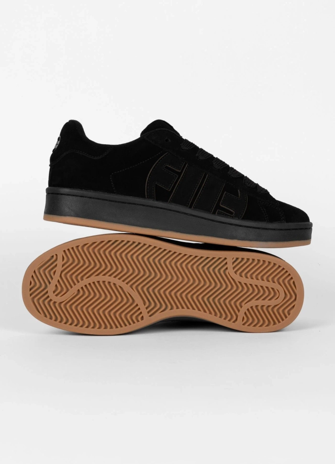 Buty sportowe sneakersy Pit Bull Walker czarno/czarne