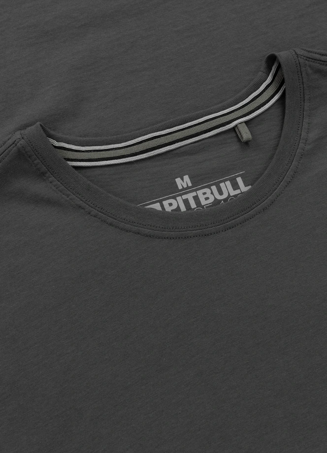 Koszulka męska T-Shirt Pit Bull Pitbull Shot For Shot grafitowa szara
