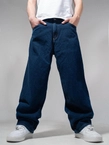 Spodnie męskie Jeans Baggy Jigga Wear Crown granatowe