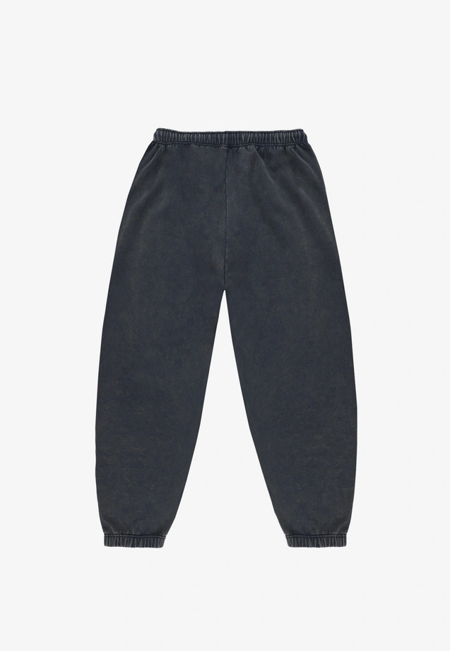Spodnie dresowe męskie oversize Prosto Team Washed granatowe