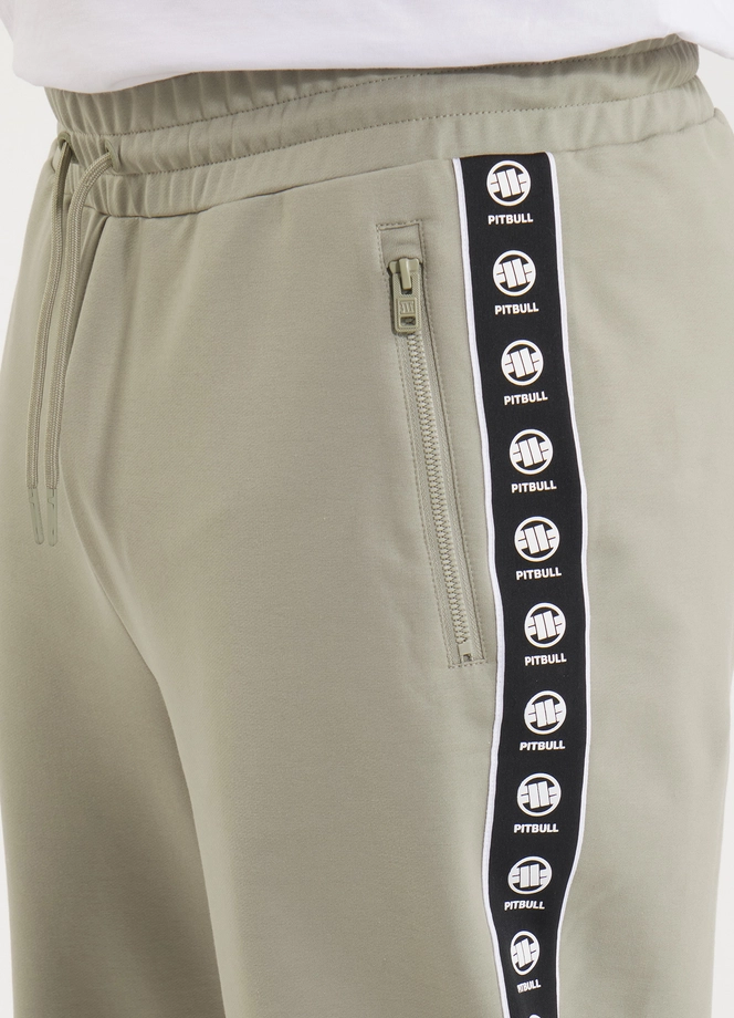 Spodnie męskie dresowe Pitbull Pit Bull Tape Nugget dusty salvia