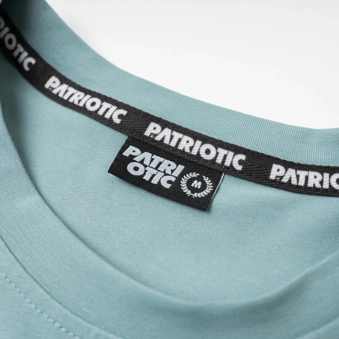 Koszulka męska T-shirt Patriotic CLS Wave turkusowa