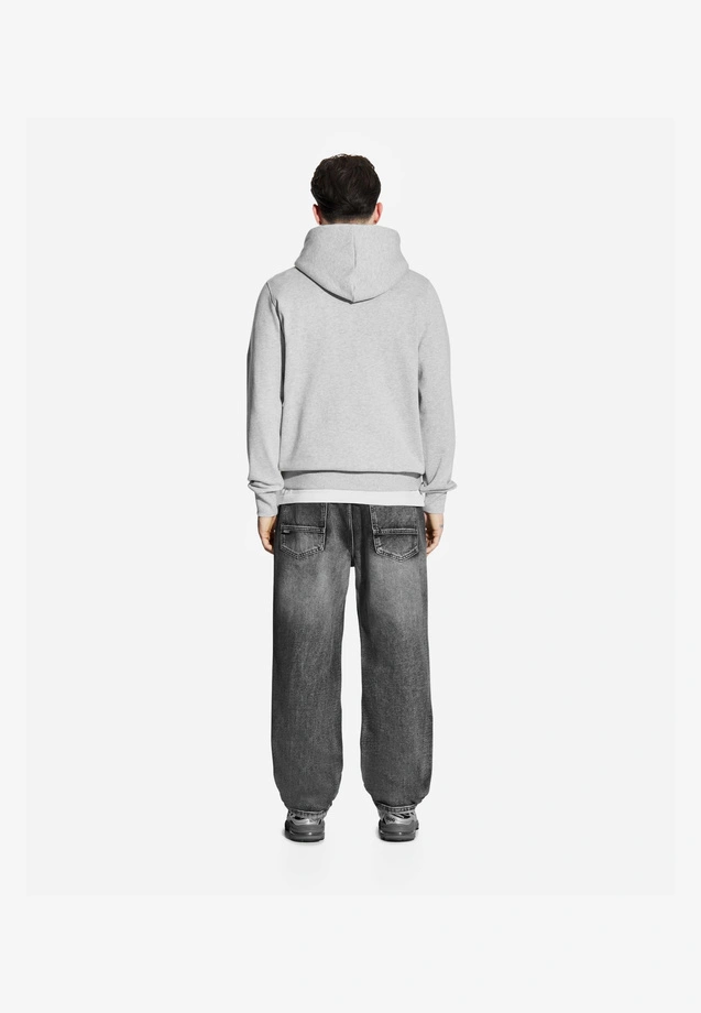 Bluza męska z kapturem Prosto Matched hoodie szara