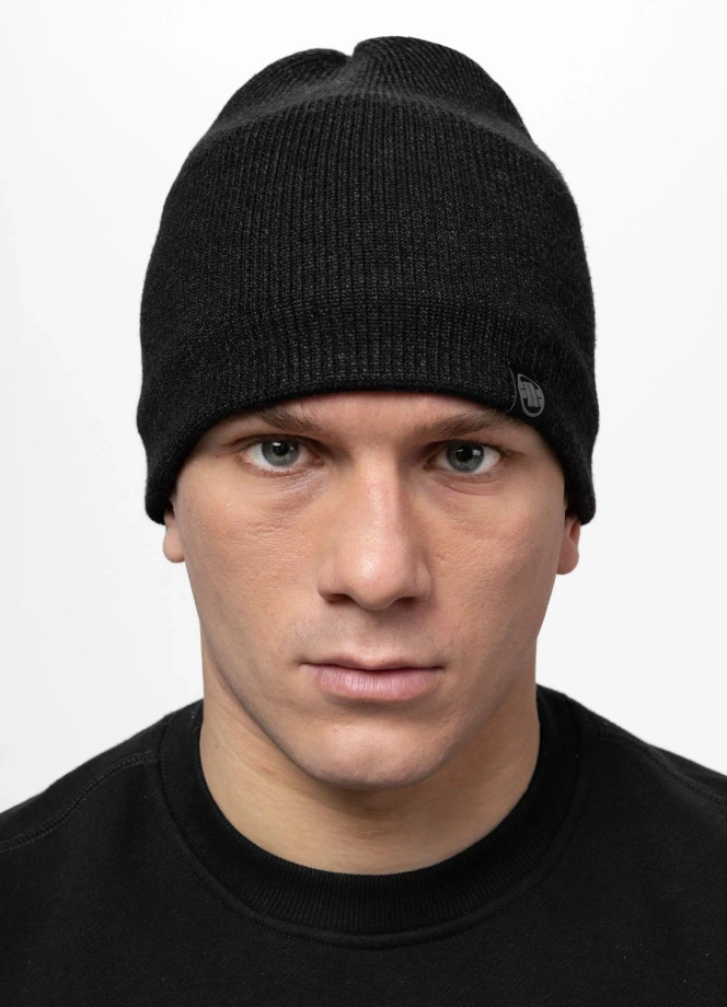 Czapka zimowa Pitbull Beanie Hansel czarna