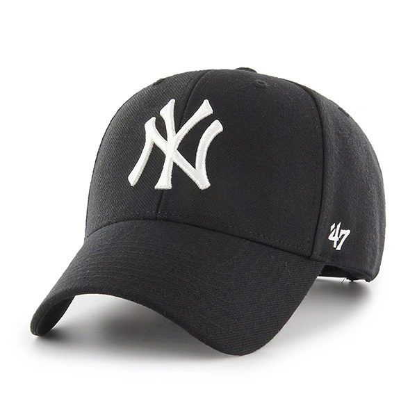 Czapka z daszkiem 47 Brand New York Yankees Snapback MVP czarna biała