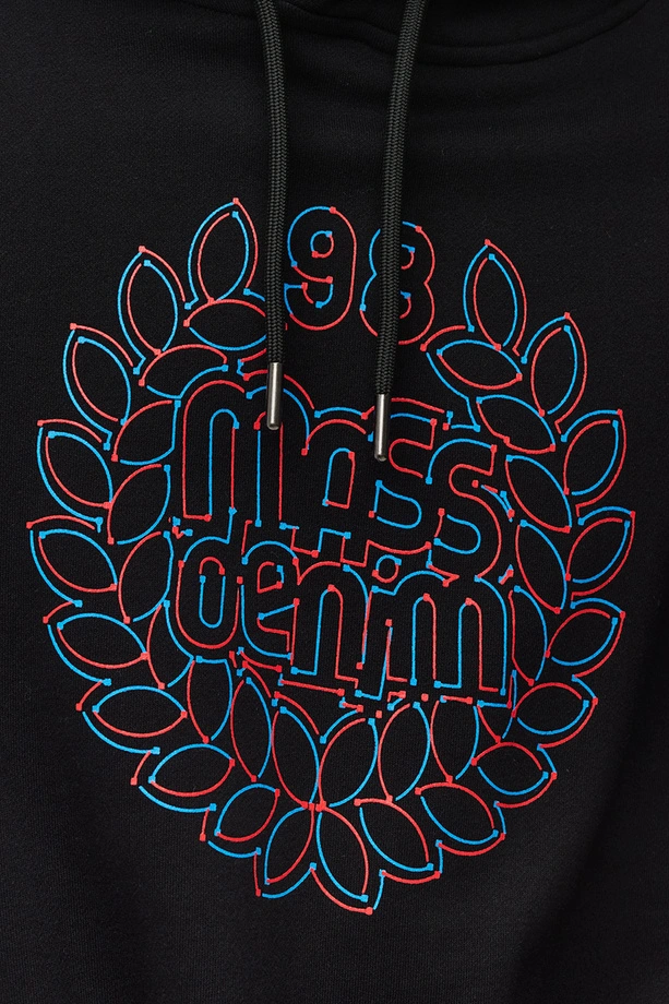 Bluza męska z kapturem Mass Dnm Points czarna