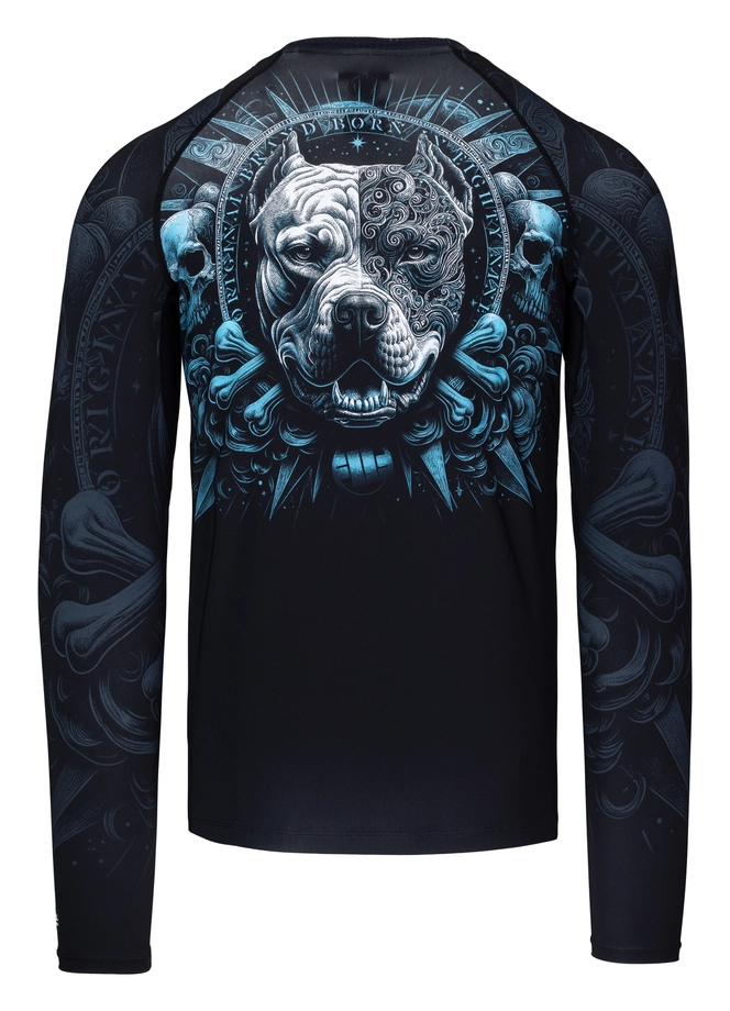 Koszulka męska rashguard Pitbull Longsleeve Pitbull World czarna