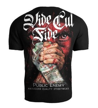 Koszulka męska T-shirt Public Enemy Vide Cul Fide czarna